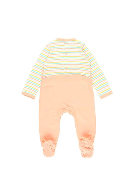 Grenouillère en tricot pour bébé - organique