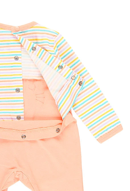 Grenouillère en tricot pour bébé - organique