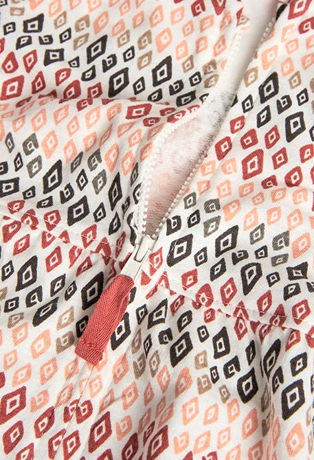 Gilet en maille pour bébé fille avec motif multicolore