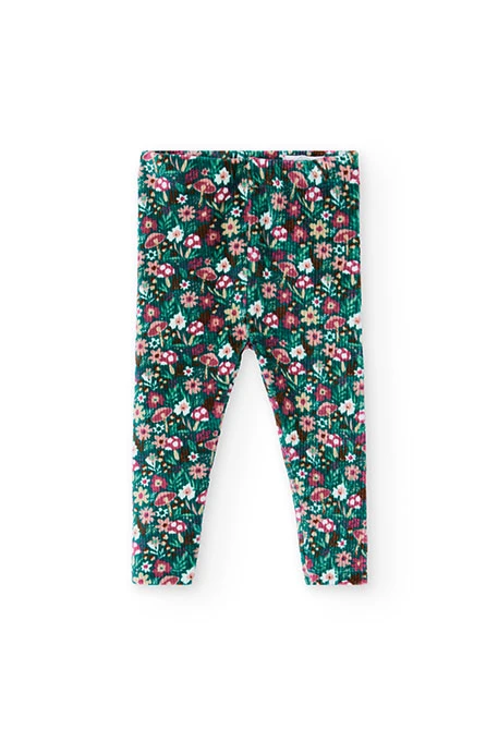 Legging flors verdes