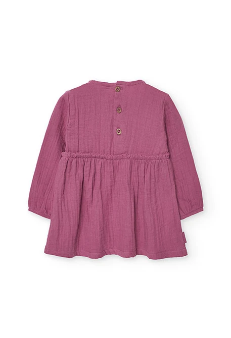 Rosa Blumenmuster Kleid