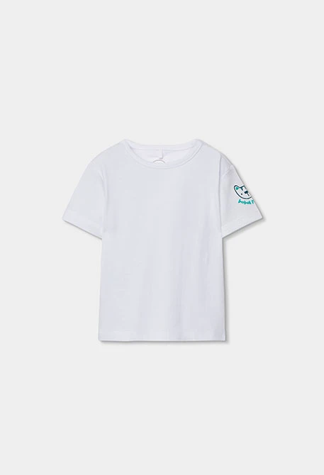 Conjunto de malha estampado bebé algodão