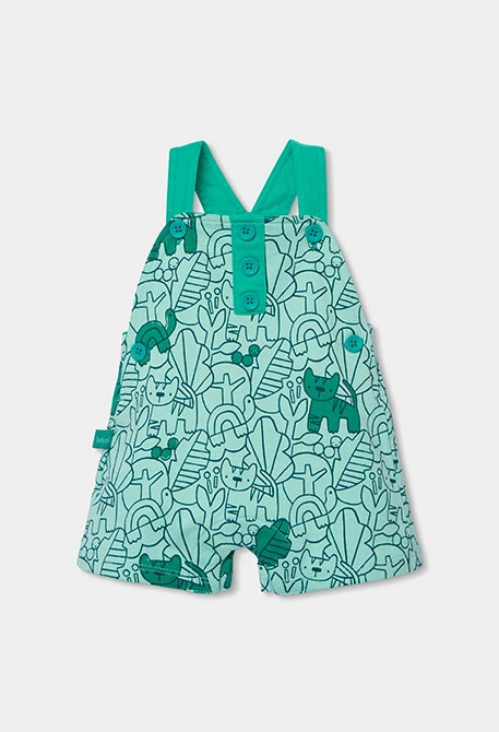 Conjunto punto estampado bebé algodón