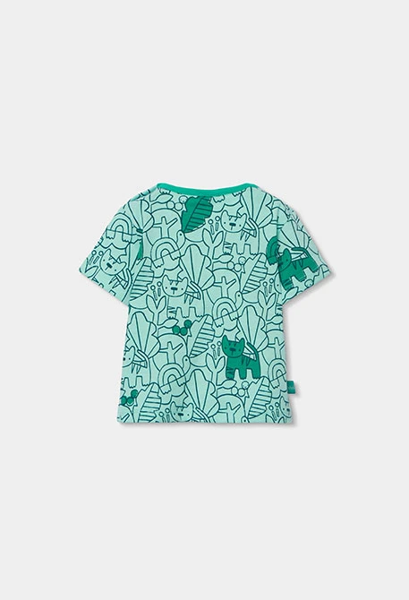 Bedrucktes Baumwollset für Babys