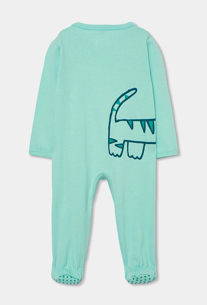 Pijama bébé tricot vert