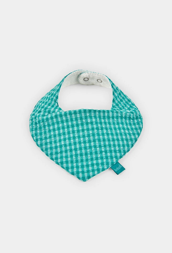 Pack mit 2 bedruckten Lätzchen aus Baumwolle für Babys