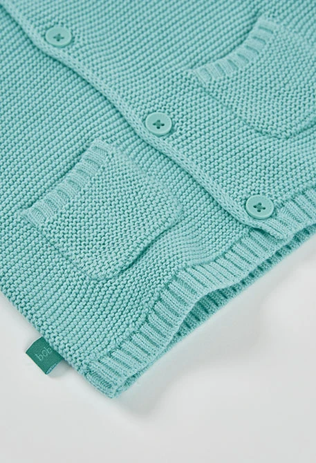 Chaqueta bebé punto verde