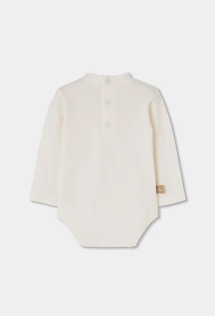 Ensemble en maille bébé garçon imprimé forêt