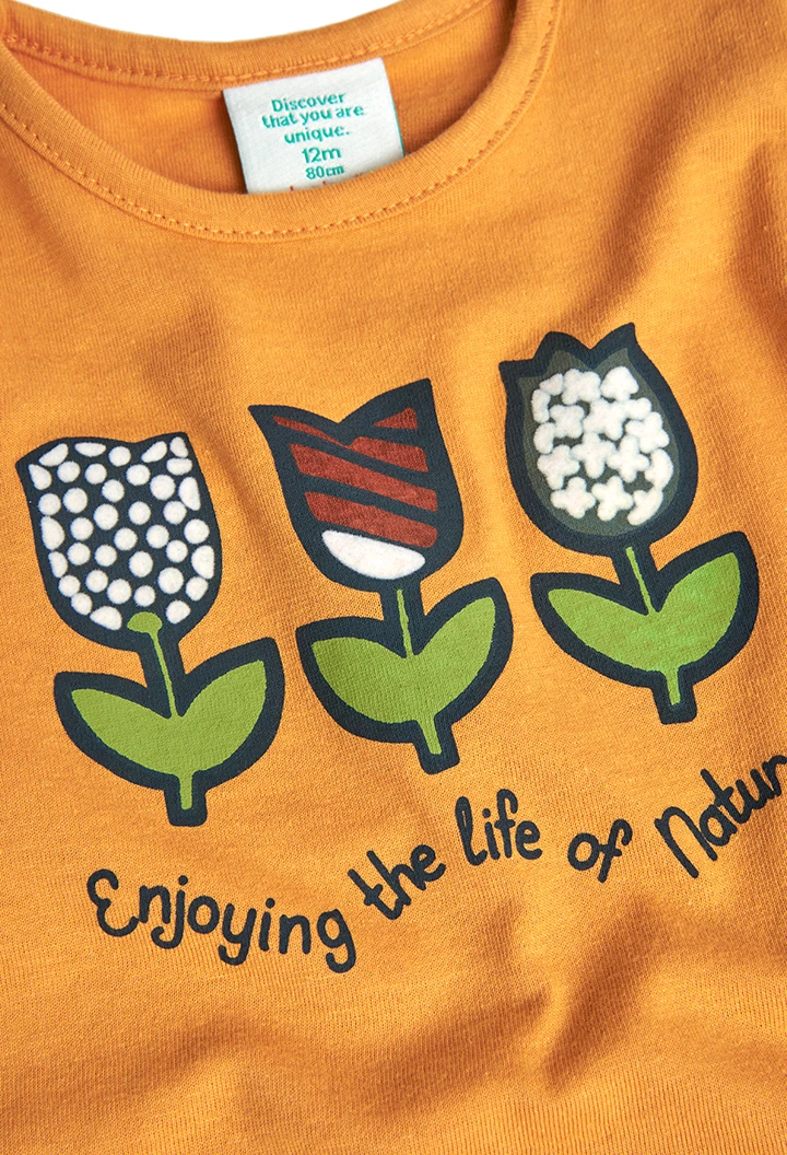 T-Shirt gestrickt für baby mädchen -BCI