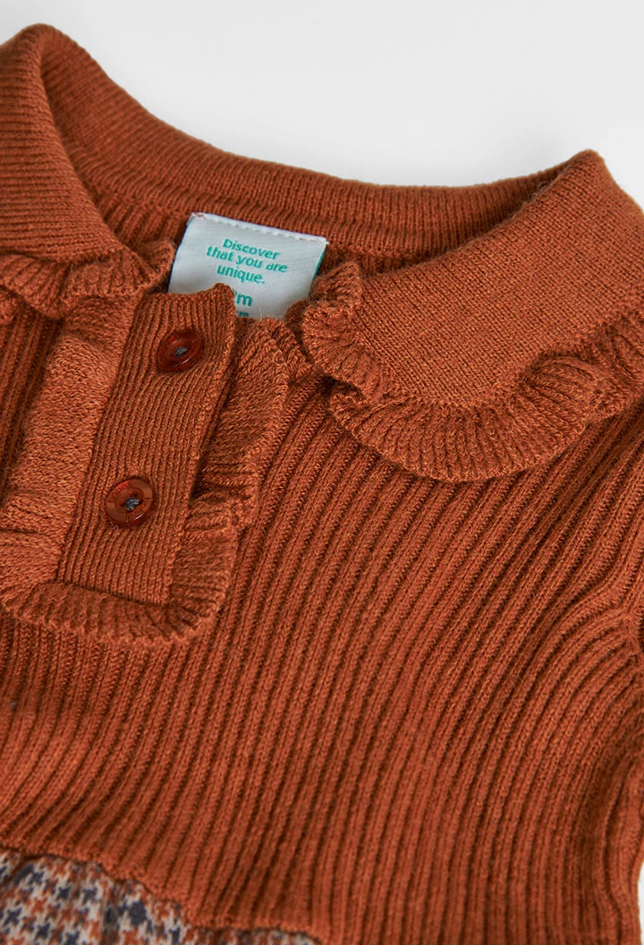 Robe bi matiere pour bébé -BCI