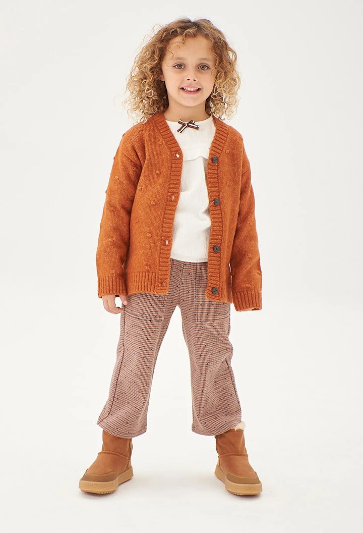 Knit trousers fantasy for baby -BCI
