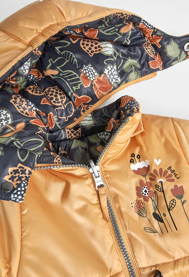 Parka réversible en toile technique pour bébé