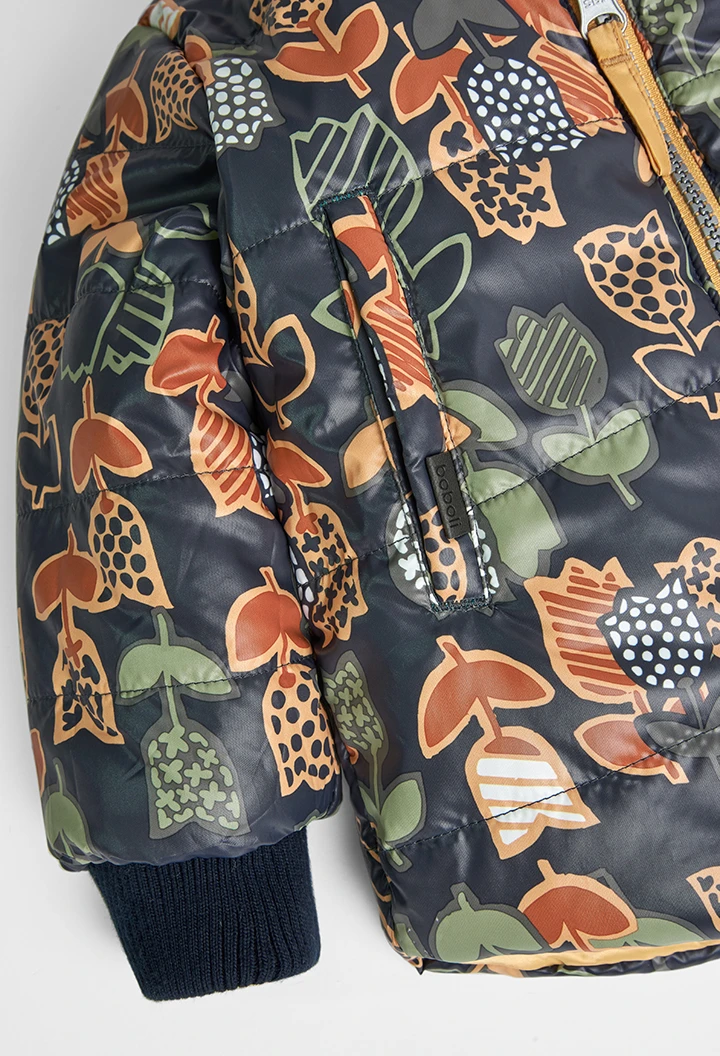 Parka réversible en toile technique pour bébé
