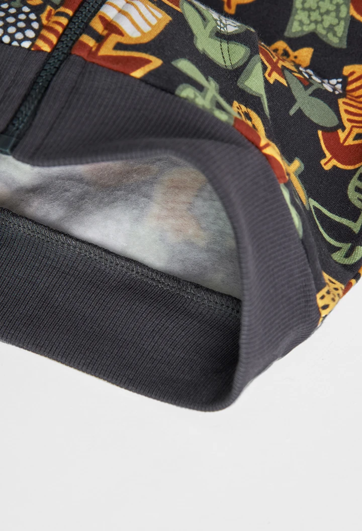 Veste en molleton imprimée pour bébé -BCI