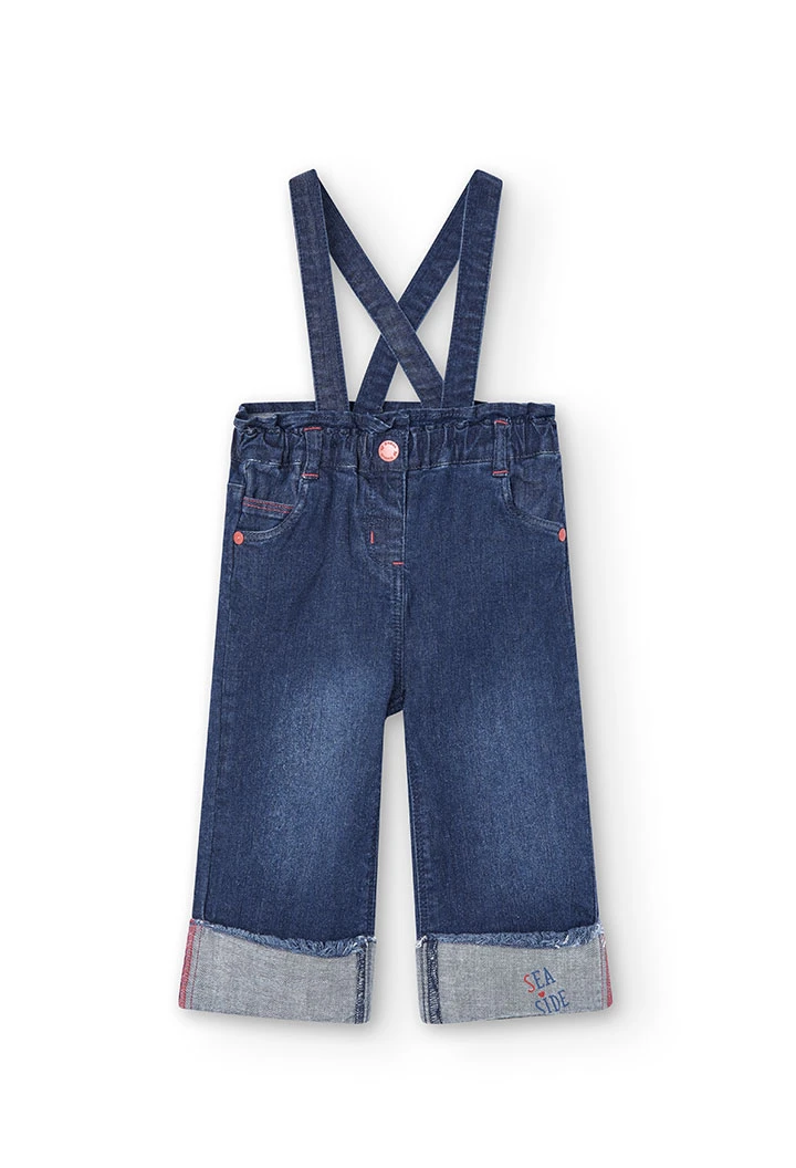 Jeans-Hose Stretch, für Baby-Mädchen, in Farbe Blau