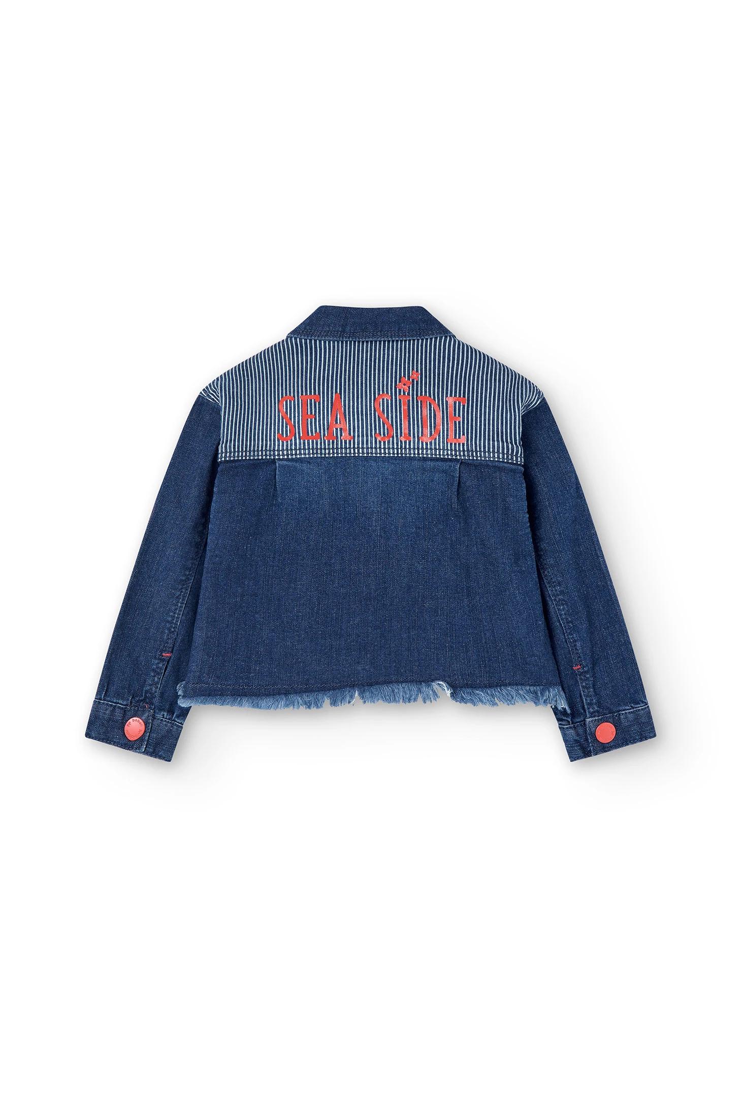 Blue denim jacket for girls hot sale