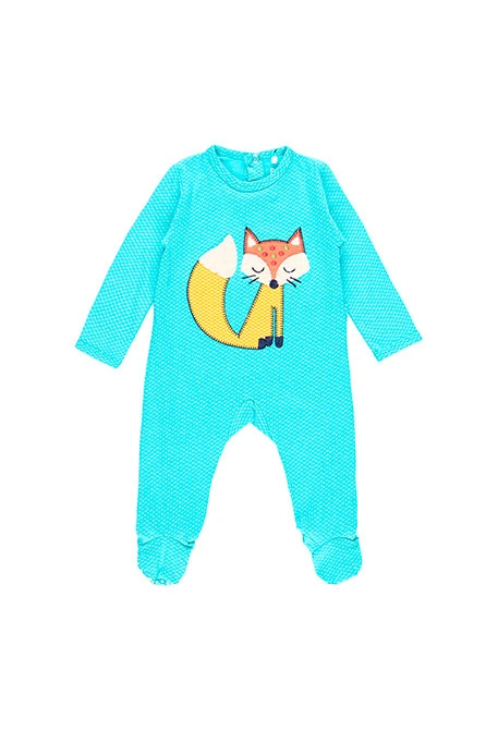 Grenouillère en tricot pour bébé - organique