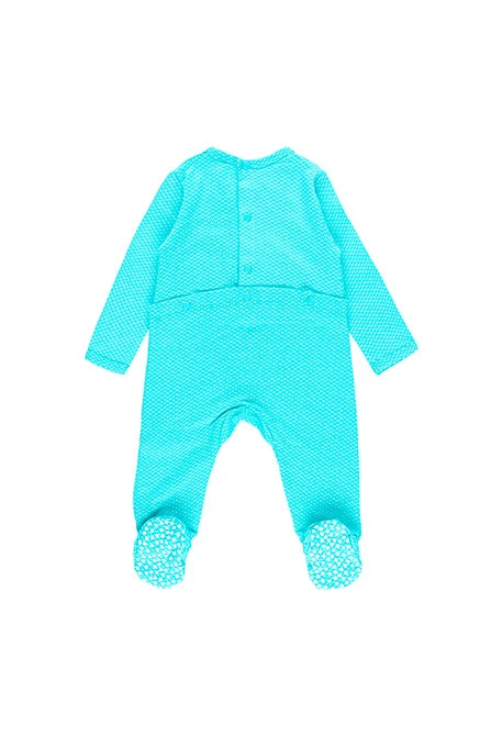 Grenouillère en tricot pour bébé - organique