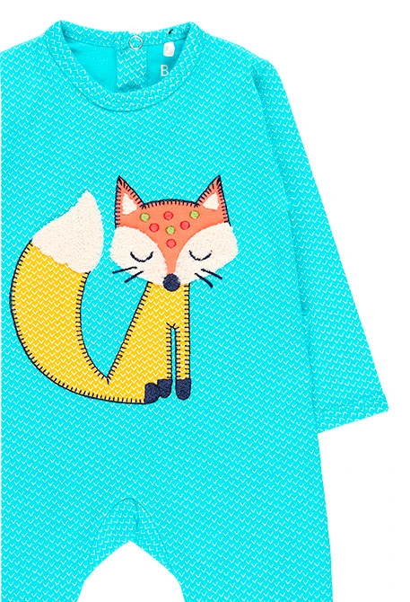 Grenouillère en tricot pour bébé - organique