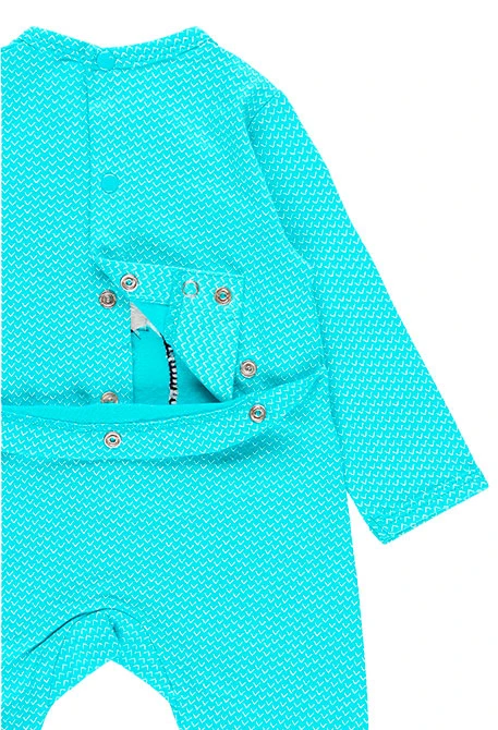Grenouillère en tricot pour bébé - organique