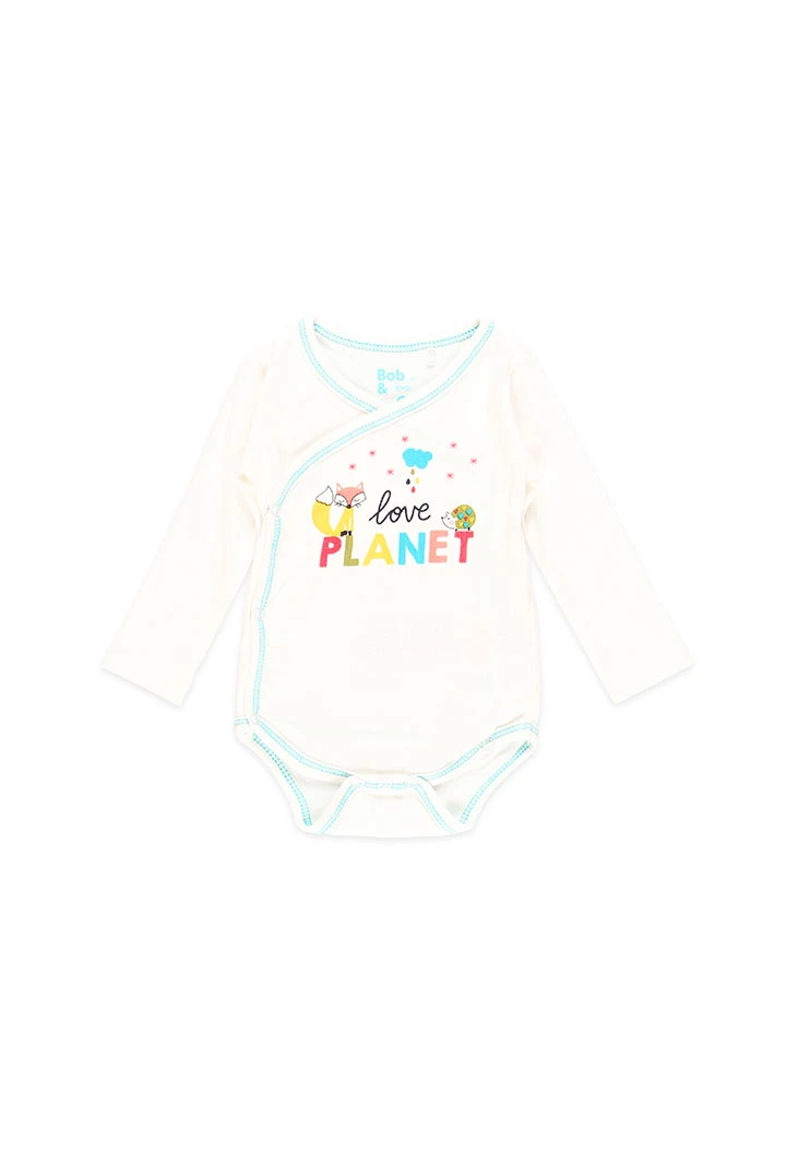 Pack punto de bebé orgánico "love planet"