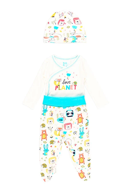 Pack en tricot pour bébé - organique