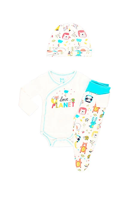Pack en tricot pour bébé - organique