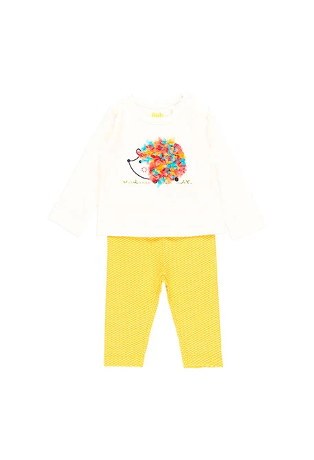 Pack en tricot pour bébé fille - organique