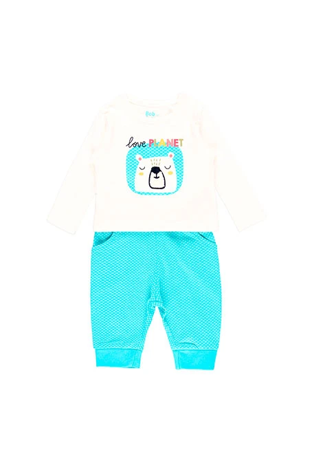 Pack en tricot pour bébé garçon - organique