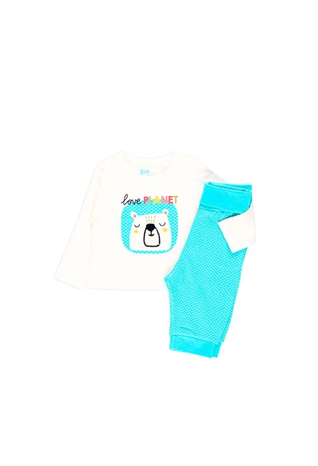 Pack en tricot pour bébé garçon - organique