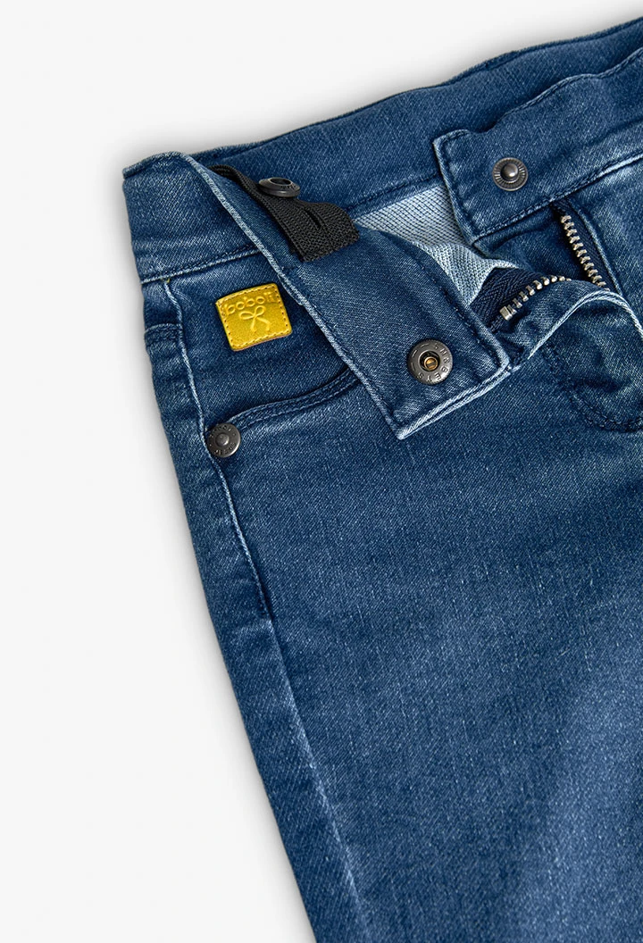 Pantaló de punt per a nadó nena de color blau.