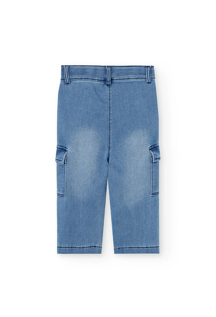 Girl´s blue denim trousers