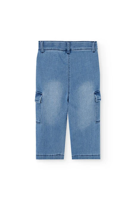 Girl´s blue denim trousers