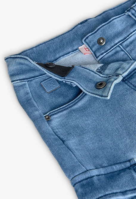 Pantalón denim niña azul