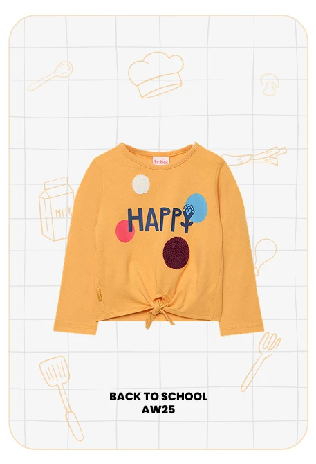 T-shirt fille maille jaune