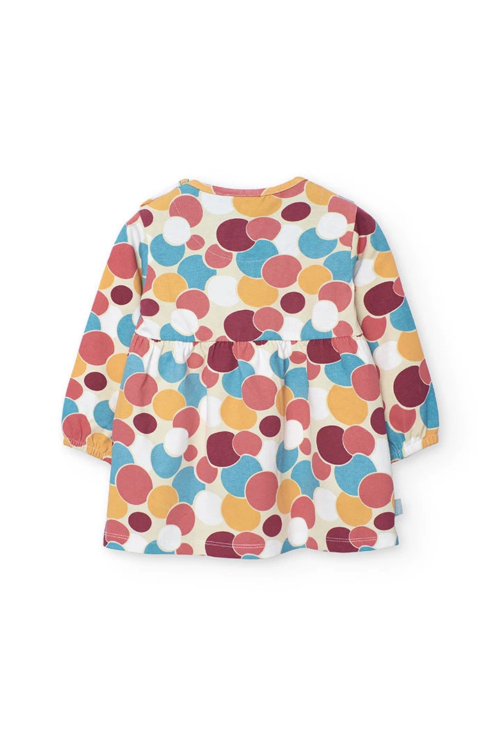 Multicoloured printed dress