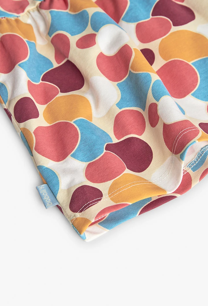 Multicoloured printed dress
