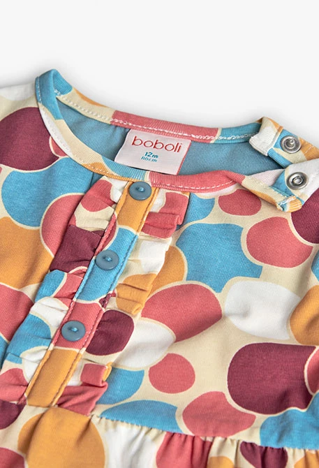 Robe imprimée multicolore