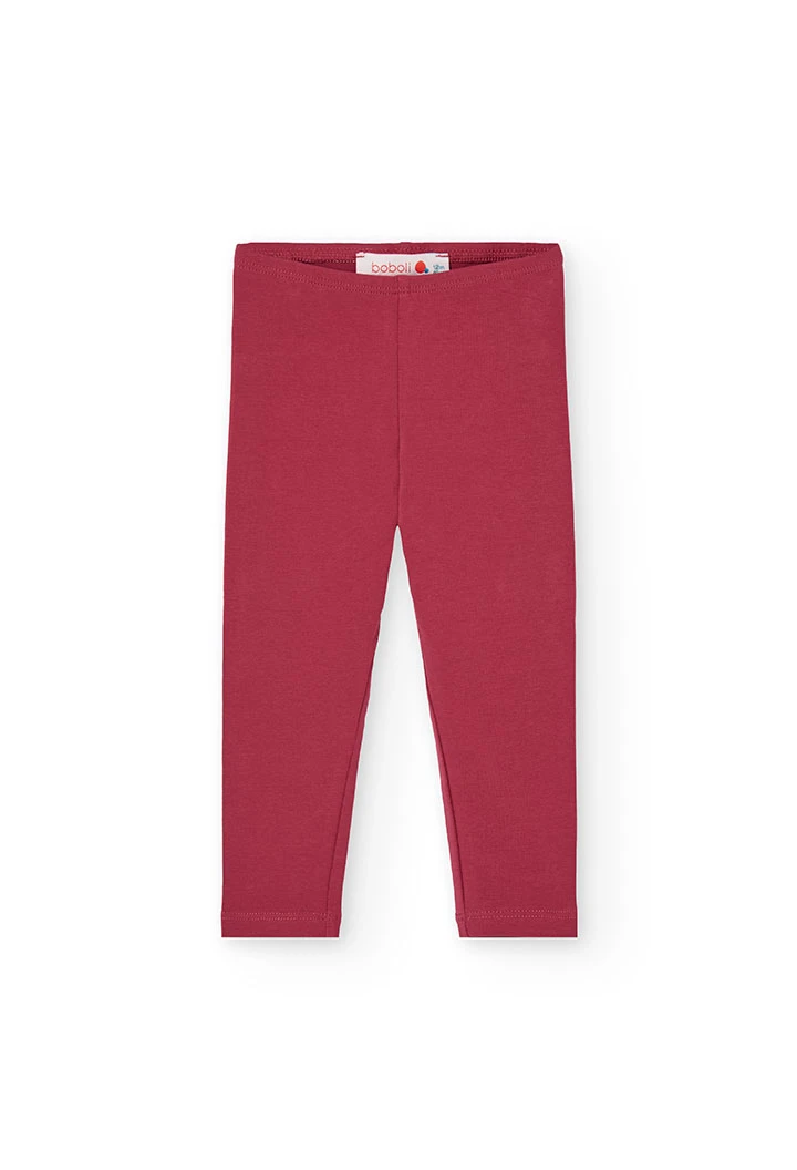 Ensemble fille en maille grise imprimée