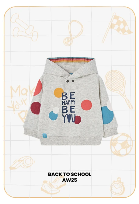 Sweatshirt cinzenta estampada de felpa para menina