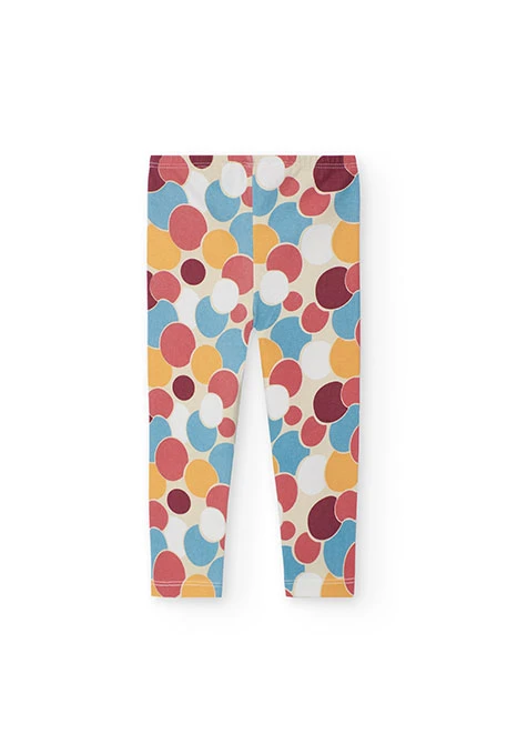 Legging de punt estampat cercles