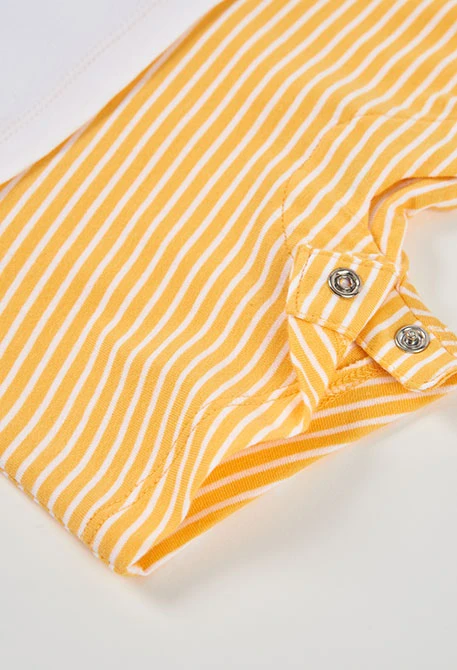 Babygrow de bebé em algodão branco