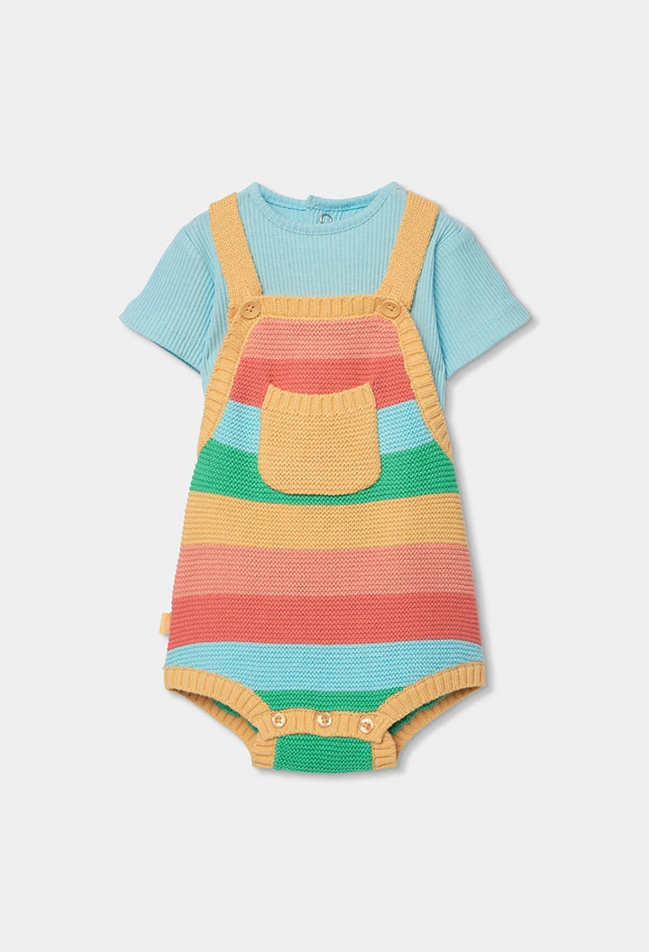 Ensemble de bébé en coton vert