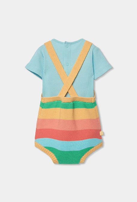 Conjunto de bebé algodón verde