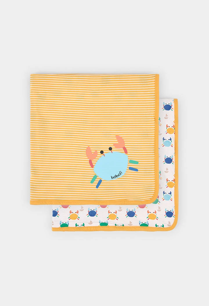 Manta bebé algodón estampado