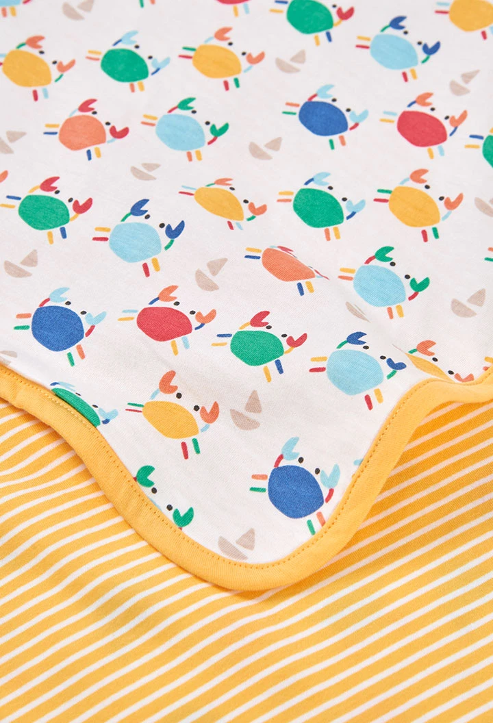 Couverture bébé en coton imprimé