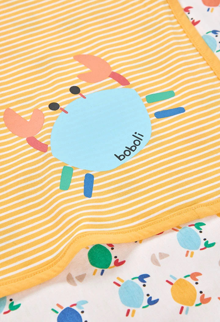 Manta bebé algodón estampado