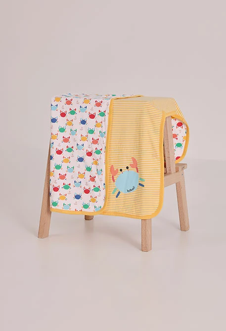 Couverture bébé en coton imprimé