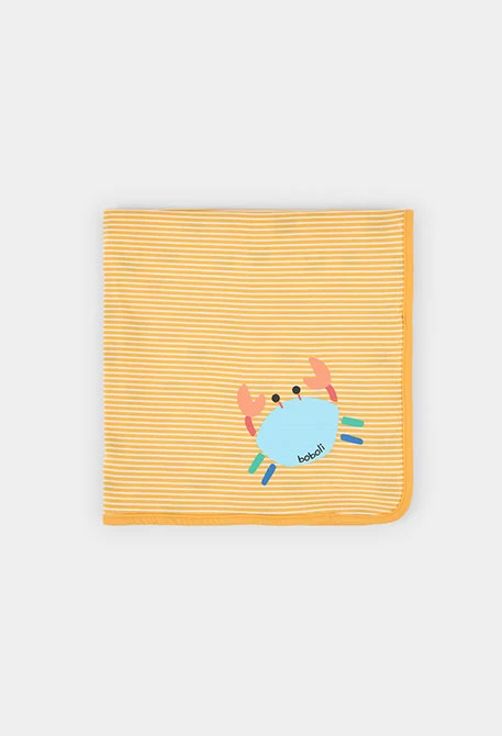 Manta bebé algodão estampado