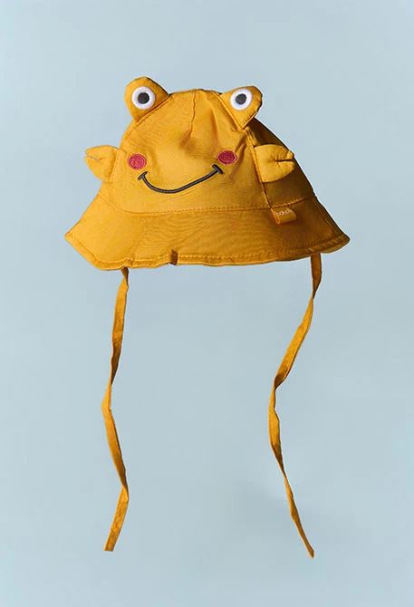 Yellow baby hat